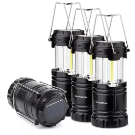 TSRLNLX27 TANSOREN Pack Solar Lantern Camping Lights Led Usb