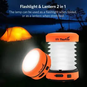 637248260882 THORFIRE Led Camping Lantern Lights Crank Usb #2