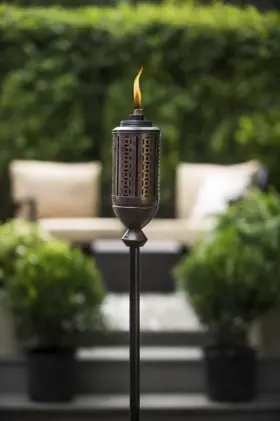 1117018 TIKI Torch Patio Lawn Garden Cabos Copper #2