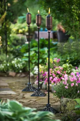 1117018 TIKI Torch Patio Lawn Garden Cabos Copper #3