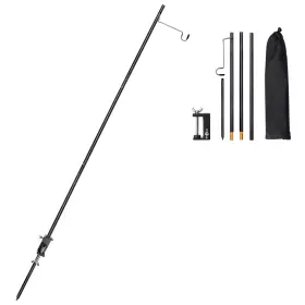 J19251-TW-US TOBWOLF Camping Folding Lamp Pole Lantern Stan