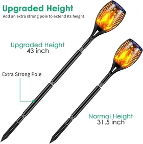 713924816601 TOMCARE Solar Lights Waterproof Pack #3