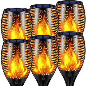 SL-1021 TOMCARE Solar Lights Flickering Flame Pack