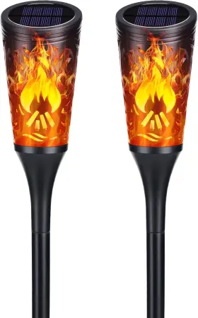 TD-SHYDC51-V-4 TOODOUR Solar Halloween Lights Pack Torch