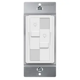 Tgdds-w TOPGREENER Kalide Dual Dimmer Light Switch Double Led