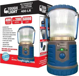 400-LR TOUGH LIGHT Fba Usb Rechargeable Camping Lantern Power