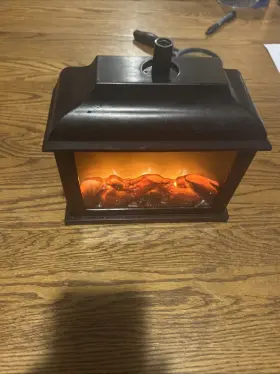 976018840461 TRIROCKS Flameless Fireplace Lantern High #2