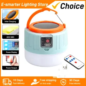 W511 TURBO-ROOFINDS Solar Led Camping Lights Usb Rechargeable #3