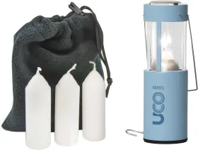 Uco 054269005504 Original Candle Lantern Value Pack With 3 Candles And Storage Bag S