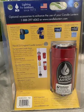 L-c-std UCO Candle Lantern Camping Hiking Backpacking #3