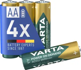 5716 VARTA Rechargeable Charged Mignon Ni Battery