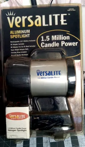 Versalite Vlsp1001 Aluminum Spotlight 1.5 Million Candle Power Nos Boat Camp Shtf Prepper