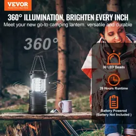 197988771746 VEVOR Led Camping Lanterns Battery Lights Set