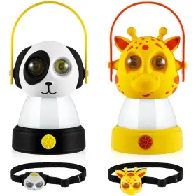 ANB-VIHOSE-37279 VIHOSE Set Animal Led Camping Lantern Themed