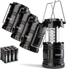 B00NPLSZF8 VONT Pack Led Camping Lantern Dent