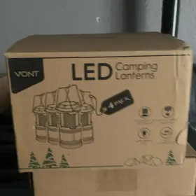 X000NNKMWL VONT Pack Led Cordless Camping Lanterns Batteries