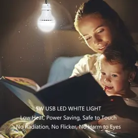 736519670396 VTPOWER Usb Led Light Bulb Camping Latern Simple #2