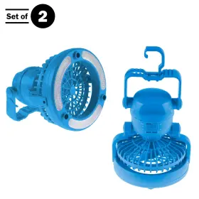 196593836079 WAKEMAN Camping Lantern Fan Set Weather Lights #3