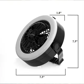 M450012 WAKEMAN Tent Light Led Fan Lamp Ceiling Camping #2
