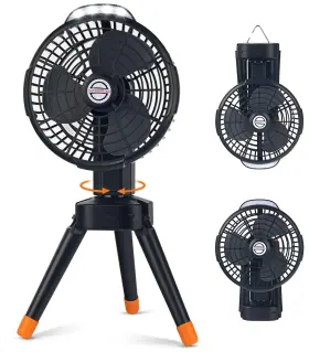 764155910583 WE CHARGER Camping Fan Tents Rechargeable Desk