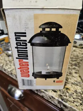 077924091018 WEBER Lars Candle Lantern Rainproof