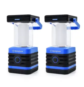 Westinghouse 18653600458 Camping Led Lantern Solar Rechargeable 1000 Lumens Multicolor 2