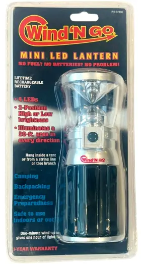 769372078009 WIND GO Ftn Mini Led Lantern Camping Emergencies