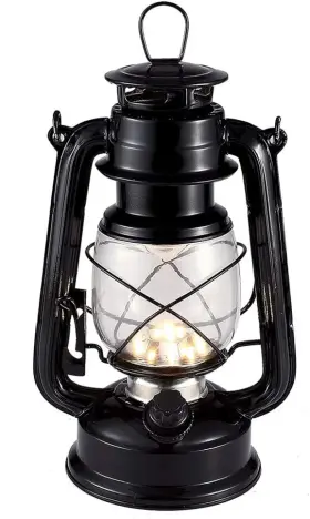 WHCA-MD01B WISHHOME Led Hurricane Lantern Battery Antique
