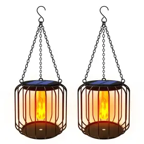 TYN-F5088 WONDRASTICAL Solar Lantern Flame Lights Waterproof
