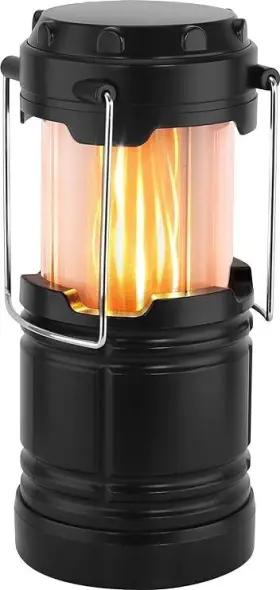 079902213634 WOODLAND CREEK Flaming Fire Lanterns Set #2