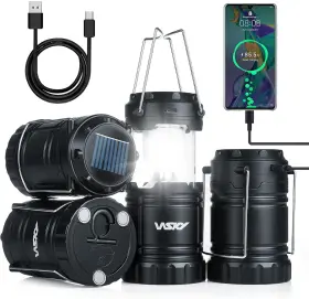 SML4P WSKY Solar Camping Lantern Rechargeable Led Lights Base