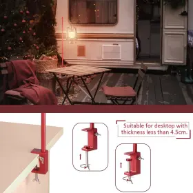 894707837665 XCELLENT GLOBAL XG Camping Lantern Stand Folding #3