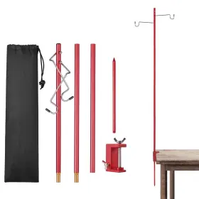 894707837665 XCELLENT GLOBAL XG Camping Lantern Stand Folding