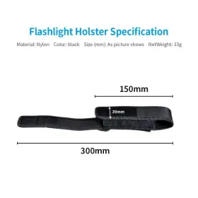 768484257371 XTAR Flashlight Pouch Holster Flexible #2