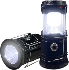 XT00496X2 XTAUTO Camping Lantern Solar Usb Rechargeable