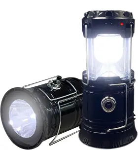 XT00496X2 XTAUTO Camping Lantern Solar Usb Rechargeable Lig