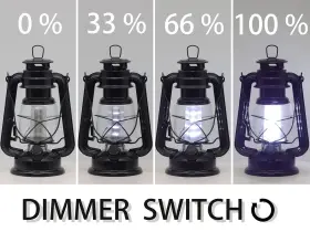 034484218422 YAKII Led Lantern Hurricane Dimmer Switch #3