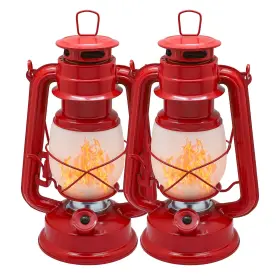 LP023F-R-2 YAKII Led Flame Lantern Dancing