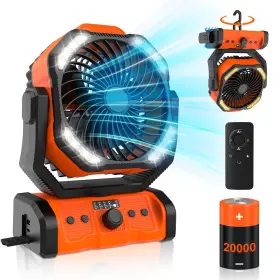 LYSF-0424 YIIARD Camping Fan Light Remote Control Battery