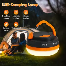 757075US YIZHET Pack Led Camping Lantern Lamp Flashlights Wi #2