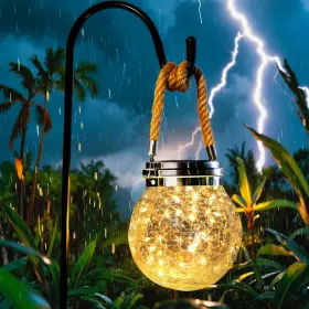DS008 YOBOBO Solar Lantern Waterproof Garden Patio Camping