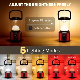 788934196685 YONKTOO Led Rechargeable Camping Lantern Mah Lig #3