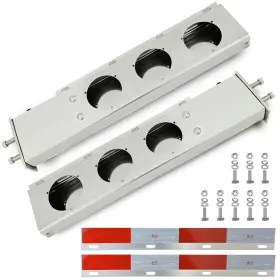 YT-2001 YOROVENT Steel Mud Flap Hanger Light Cutouts
