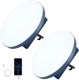 Yunchenghui Technology 313049258241 Camping Lights 2pack Portable Lantern Rechargeable Lanterns For Power