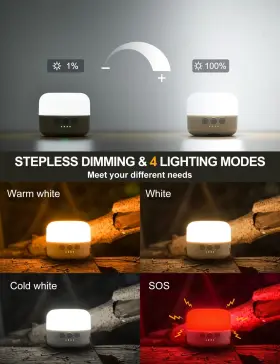 658126437776 ZMNT Led Camping Lantern Rechargeable Up Running #3