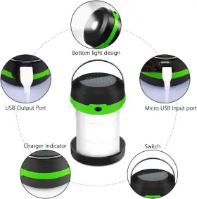 740954397282 ZUOLUN Rechargeable Solar Lantern Camping Led #2