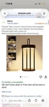 Rislg Rechargeable Cordless Led Lantern Table Lamp, Touch Dimming, Black. Fixed Price $28.00.