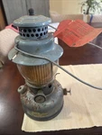 Coleman Vintage Jc Higgins Single Mantle Lantern 388.47001 Blue Grey 12c32. Fixed Price $200.00.