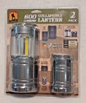 Outdoorsman By I-zoom 600 Lumens Collapsible Lantern Set 2 Pack. Fixed Price $14.99.