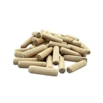 1/2" X 2" - 50 Pack Wooden Dowel Pins Kiln Dried, Fluted, And Beveled (1/2".... Fixed Price $22.14.